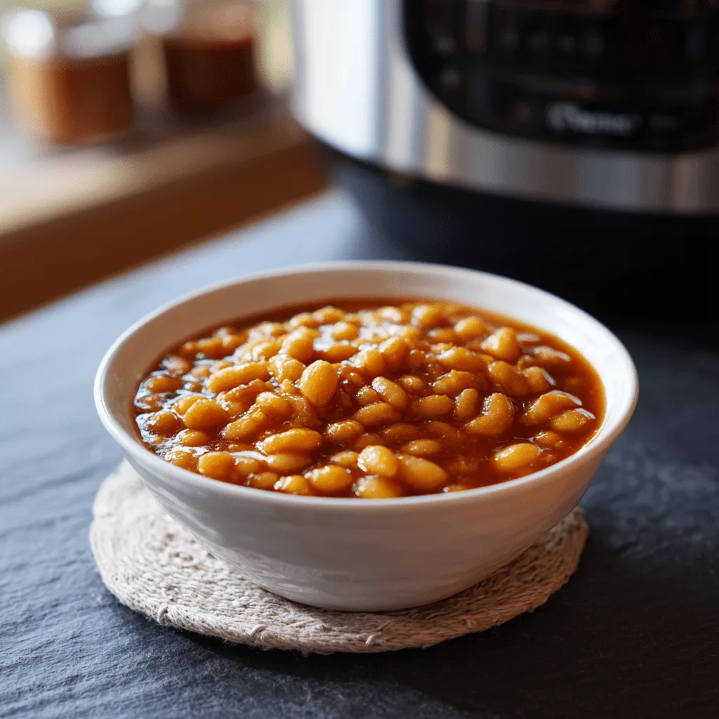 Fèves au lard à la mijoteuse