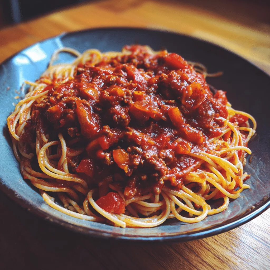 Sauce à spaghetti à la mijoteuse