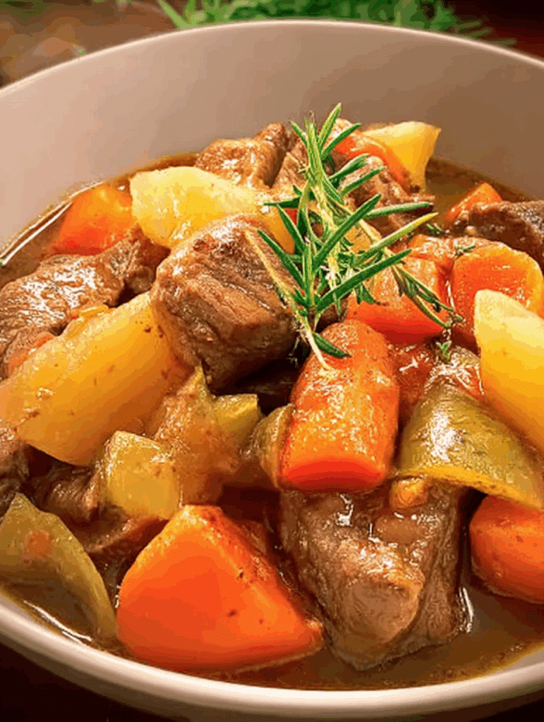 recette agneau mijoté avec légumes fondants