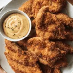 filets de poulet croustillants maison à l’airfryer avec sauce