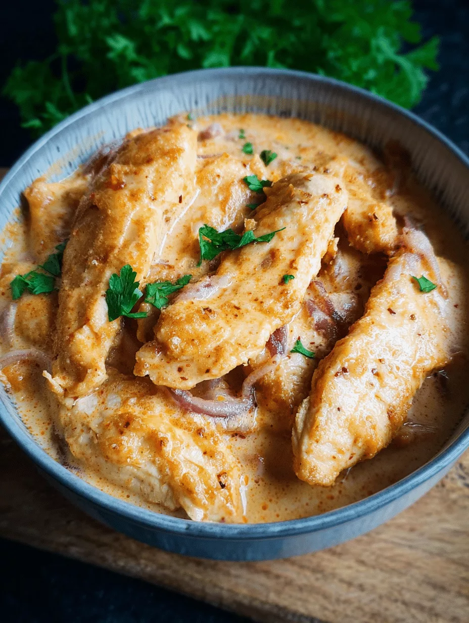 Émincé de poulet à la friteuse à air