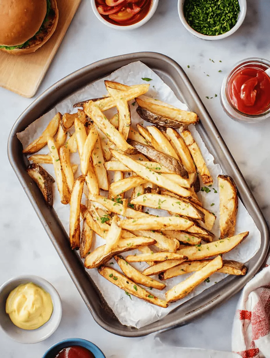 Frites à l’air fryer