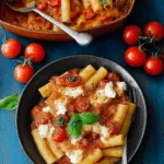 Sauce tomate-mozzarella au four