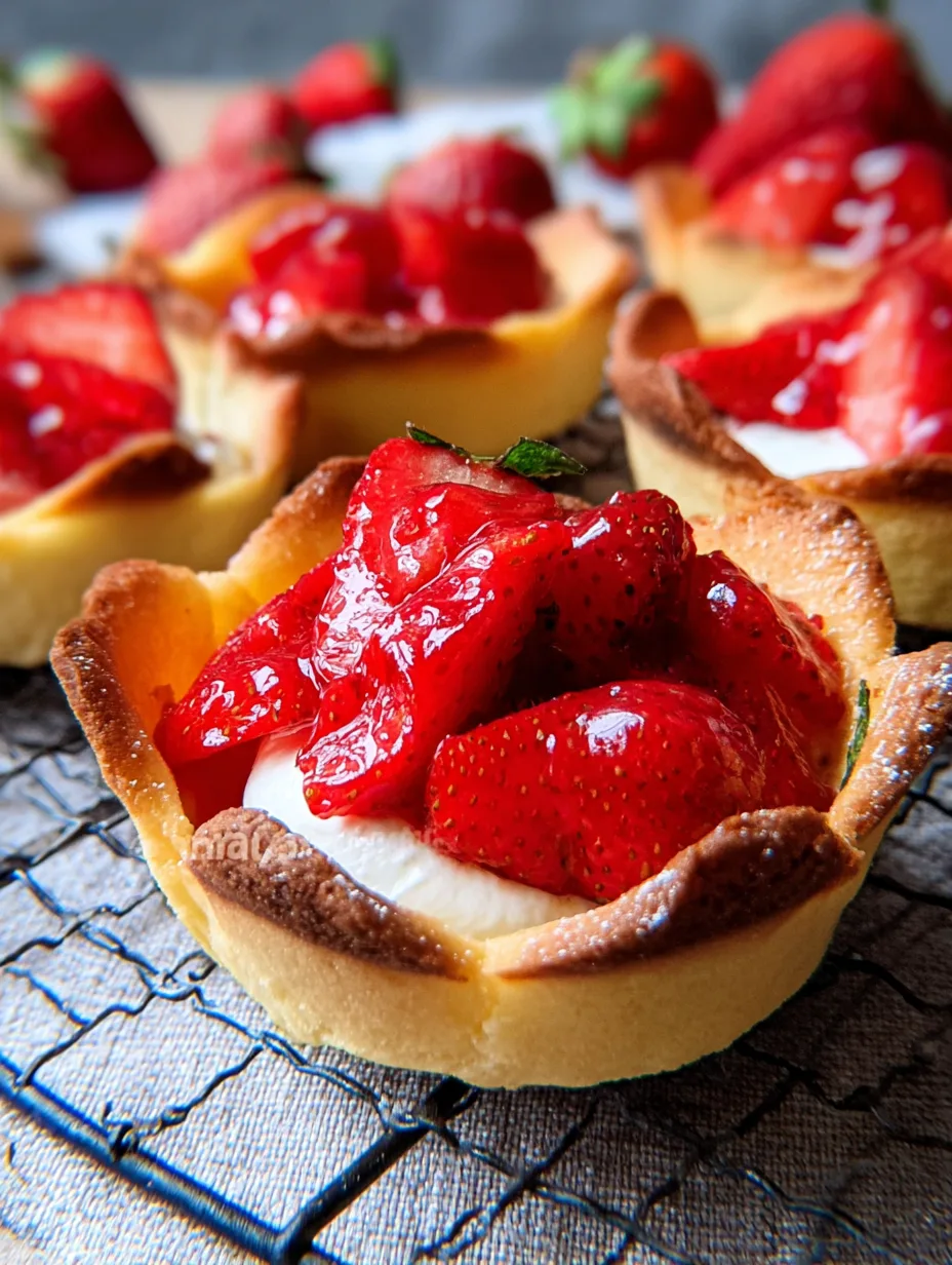 Tartelette aux fraises