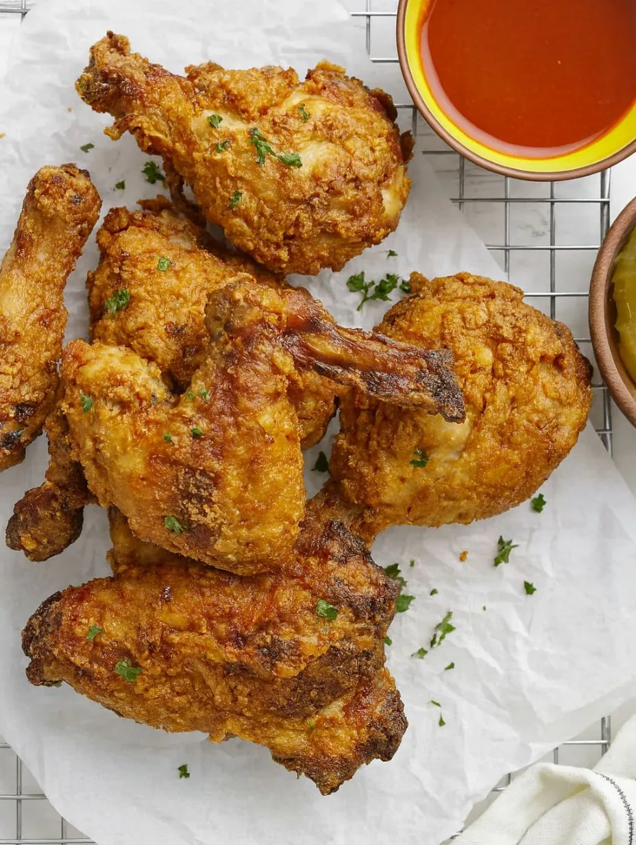 Poulet Rôti Croustillant à la Friteuse à Air Chaud