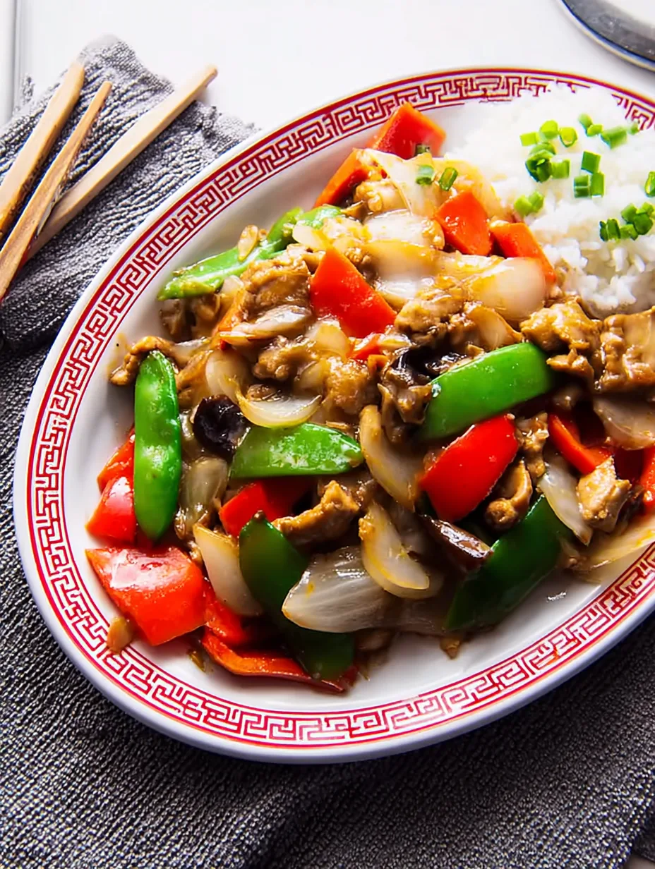 Wok de poulet et légumes croquants (Chop Suey)