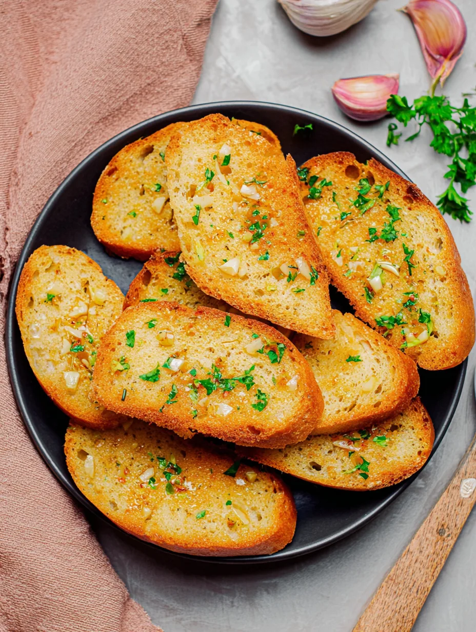 Pain à l’ail croustillant à l’airfryer