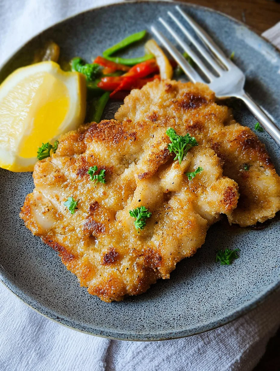 Escalope rapide et croustillante à l’airfryer