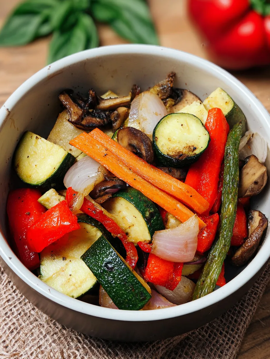 Légumes rôtis à l’airfryer : Recette simple et savoureuse