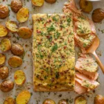 Saumon au four avec pommes de terre