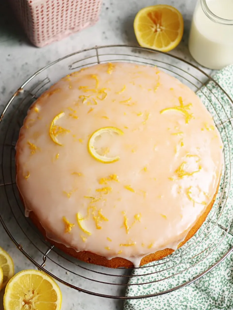 Gâteau Moelleux au Yaourt Citron