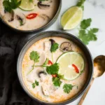 Soupe thaïlandaise au lait de coco