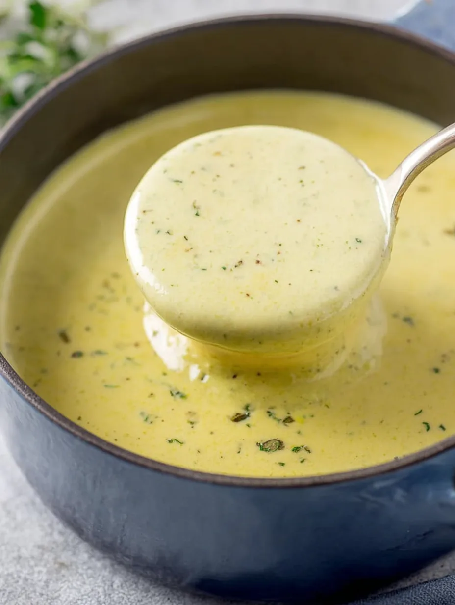 Soupe Crémeuse de Courgettes et Fromage Frais