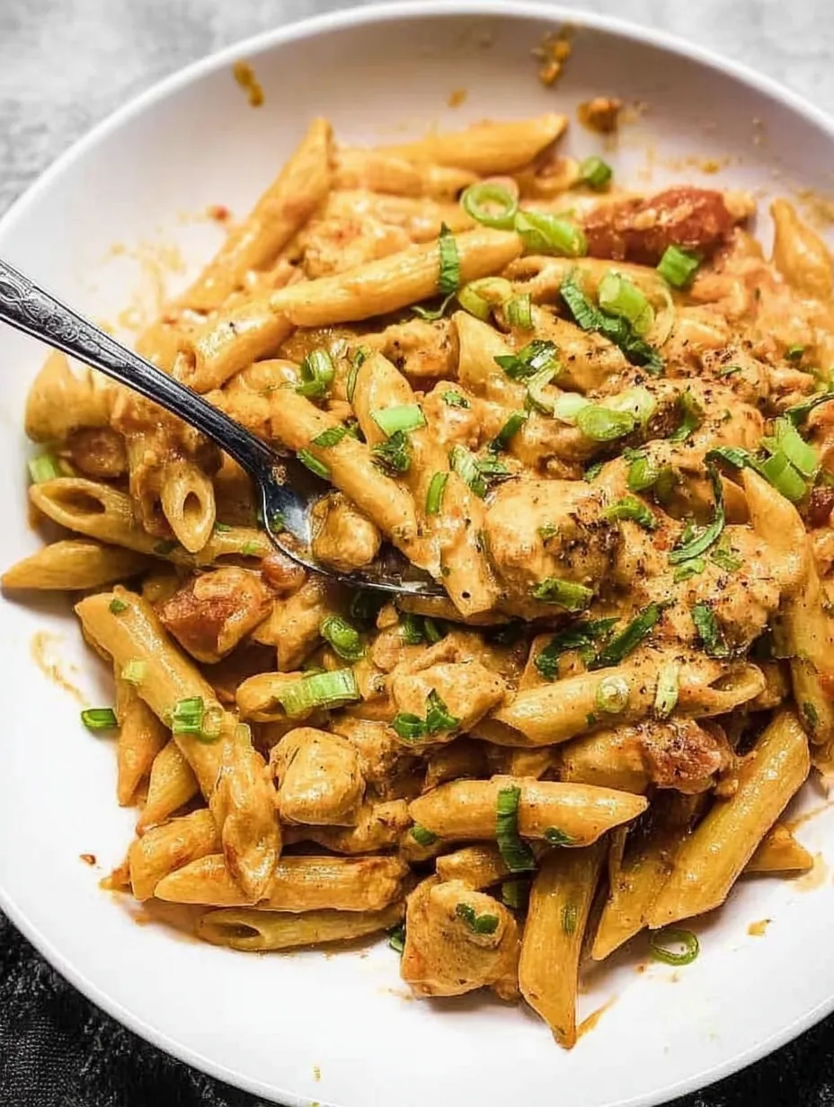 One-pot pâtes crémeuses au poulet – ultra rapide