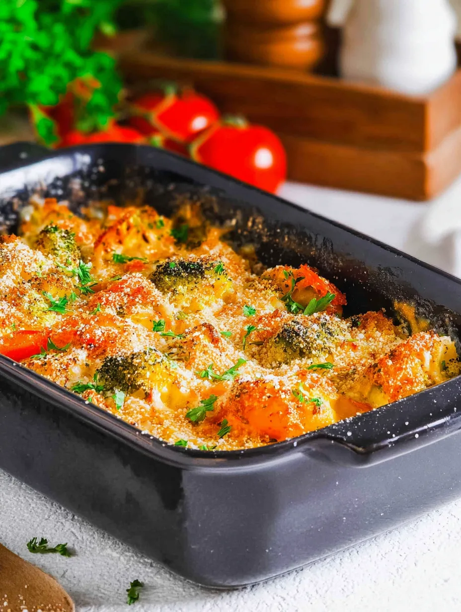 Gratin de légumes façon dîner léger