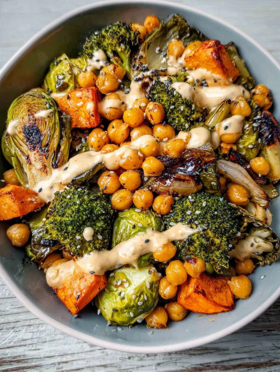 Pois chiches rôtis & légumes grillés – léger & économique