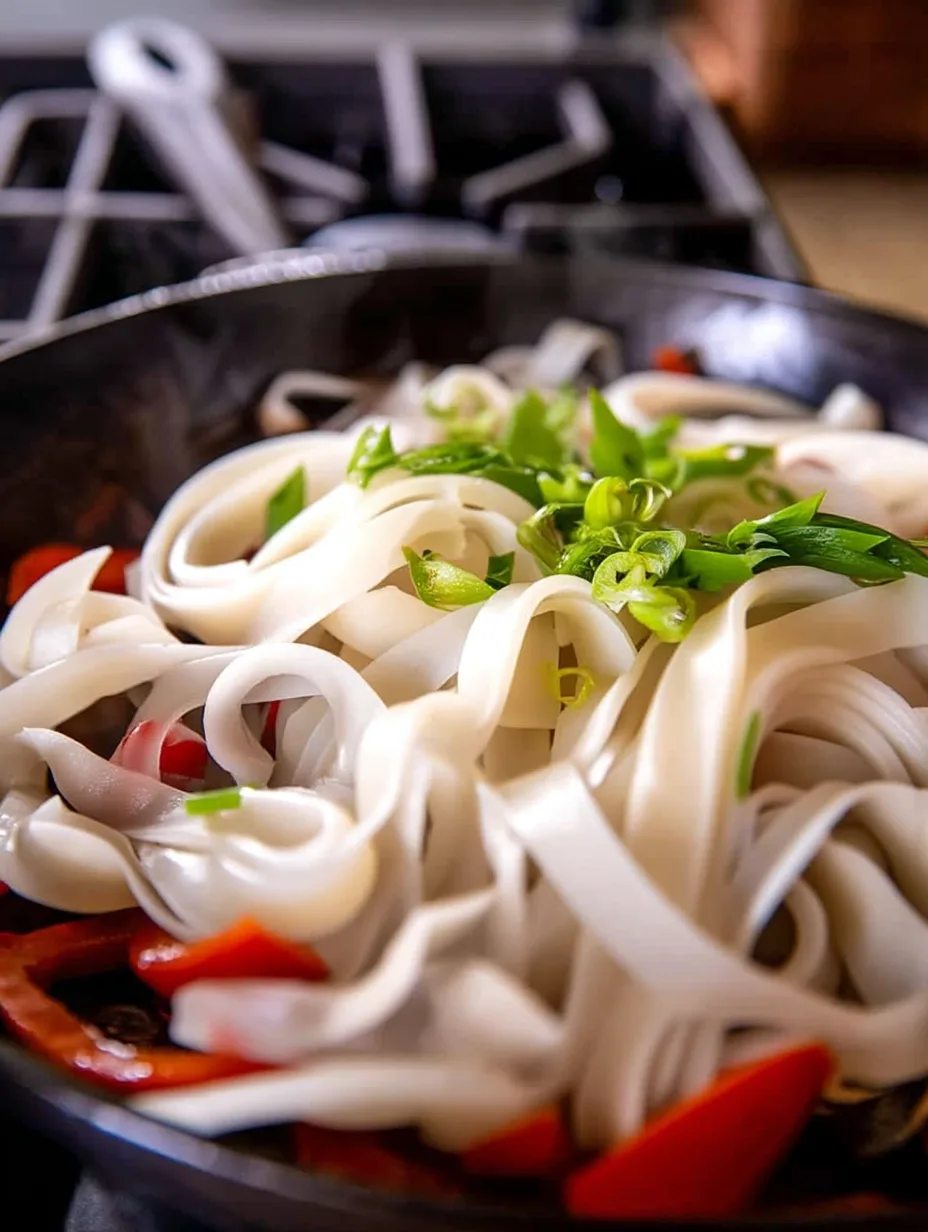 Nouilles sautées au poulet caramélisé – recette express prête en 20 min