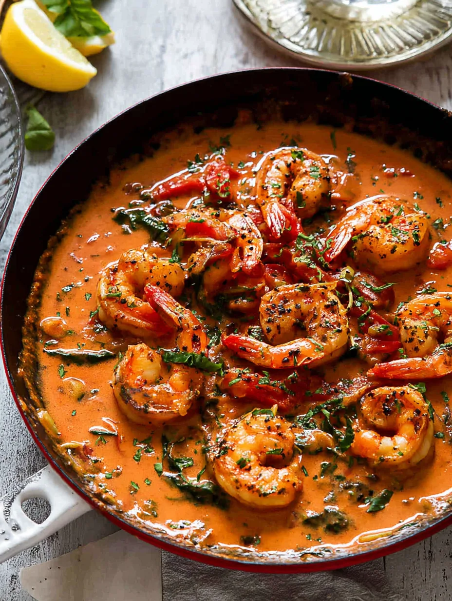 Crevettes crémeuses au paprika – repas léger et savoureux