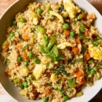 Riz sauté aux légumes et œufs façon wok