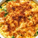 Cassolette de poissons et crevettes