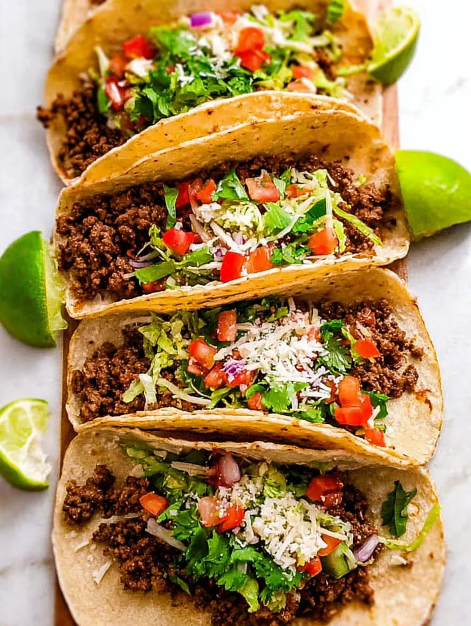 Tacos au bœuf façon maison