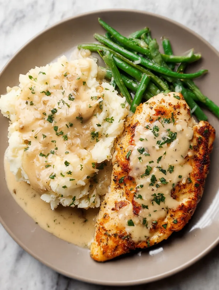 Poulet crémeux ail & parmesan – repas du soir rapide
