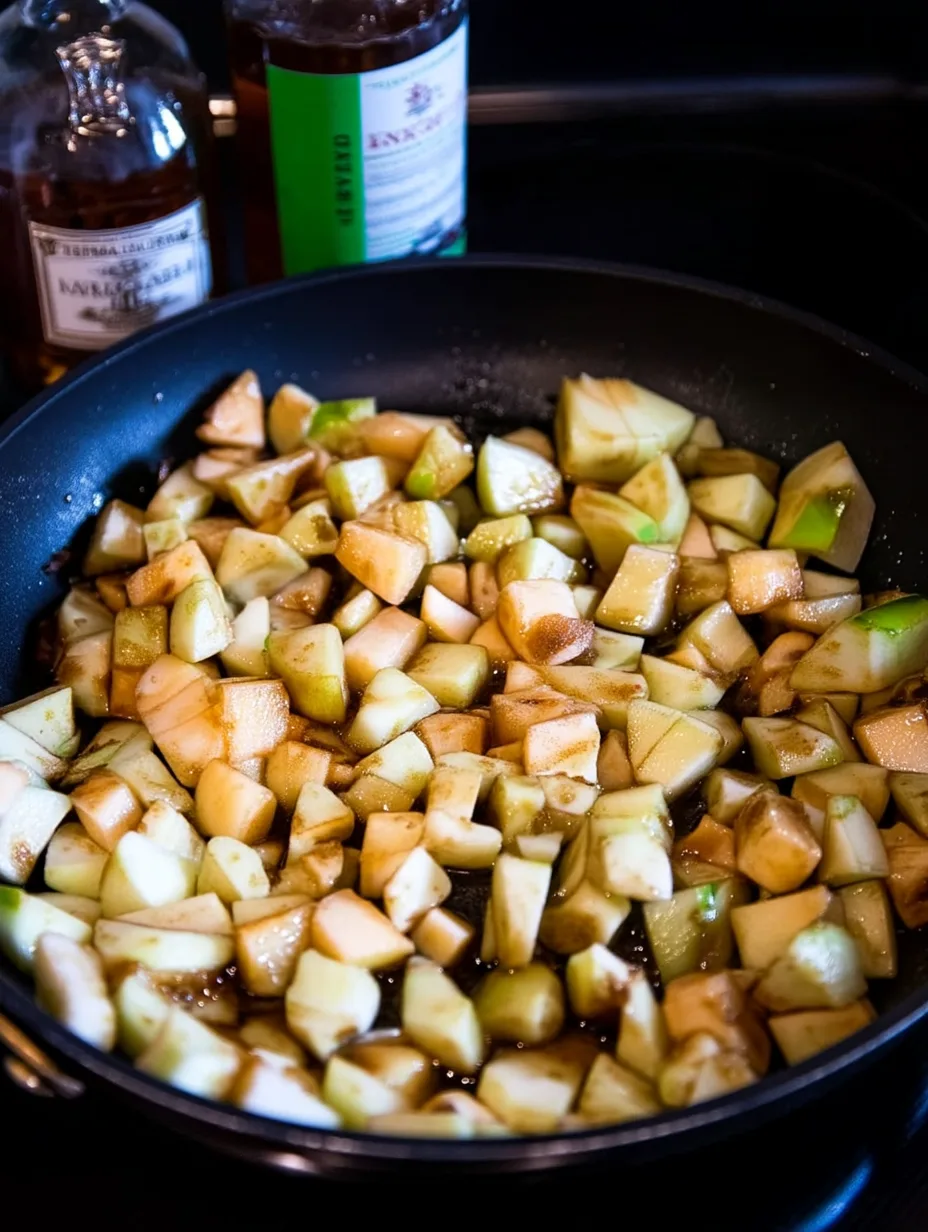 Crêpes aux pommes et à la cannelle