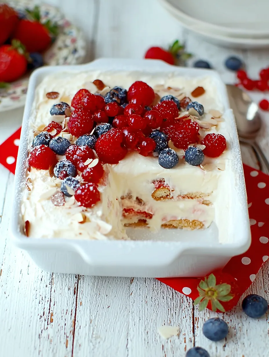 Tiramisu Express aux Fruits Rouges