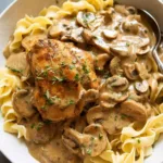 Recette de Stroganoff de Poulet aux Champignons