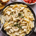 Penne au Poulet Crémeux