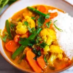Curry de légumes au lait de coco