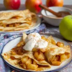 Crêpes aux pommes et à la cannelle