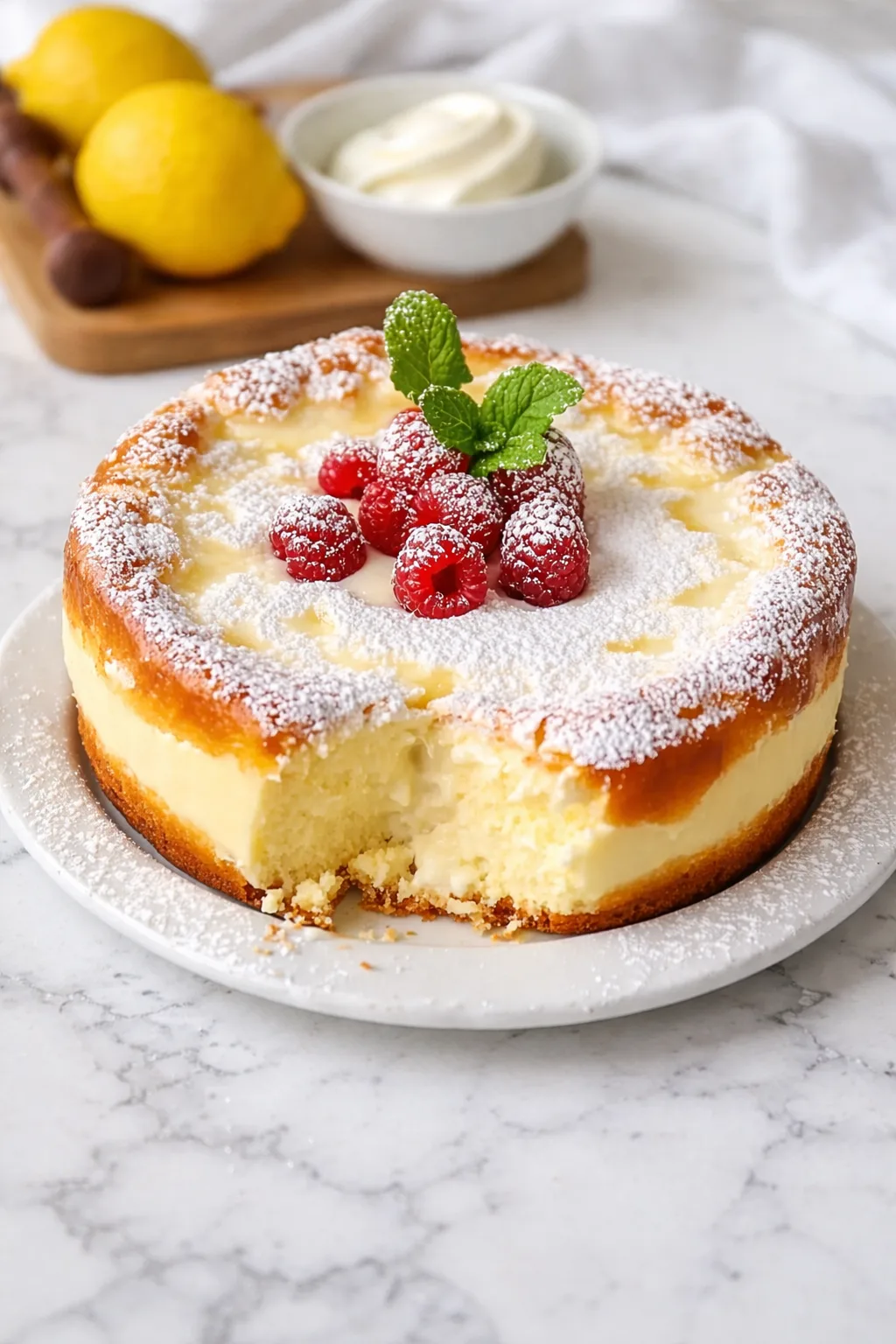 Gâteau Rapide et Crémeux aux 3 Yaourts et 2 Œufs