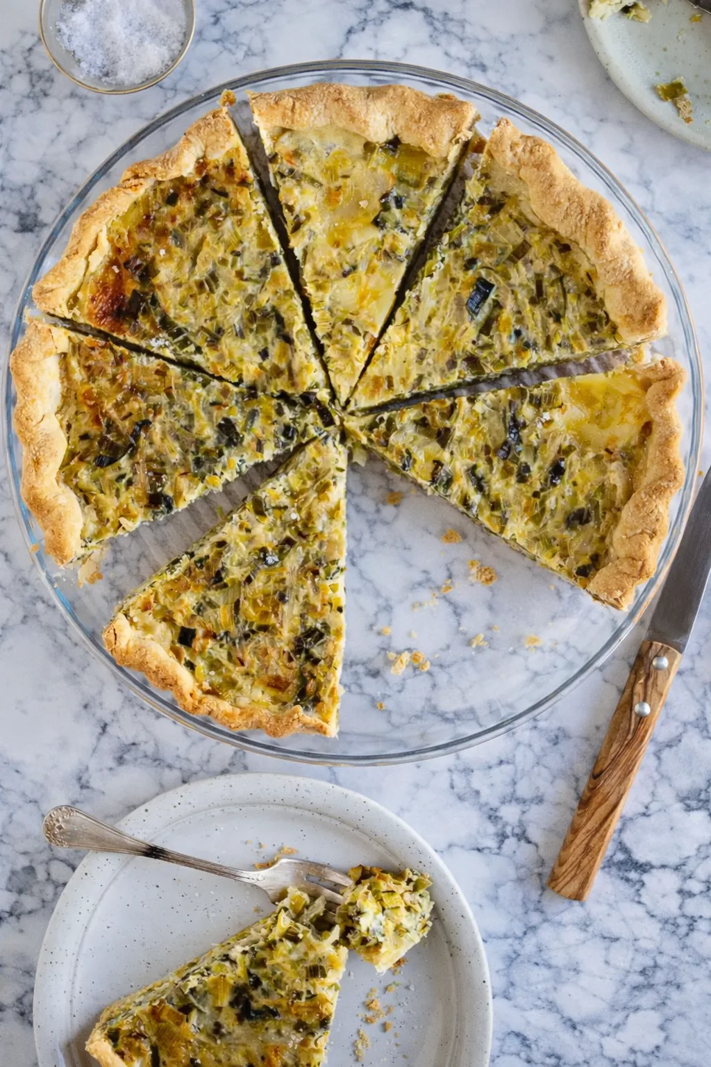 Quiche hivernale poireaux–fromage