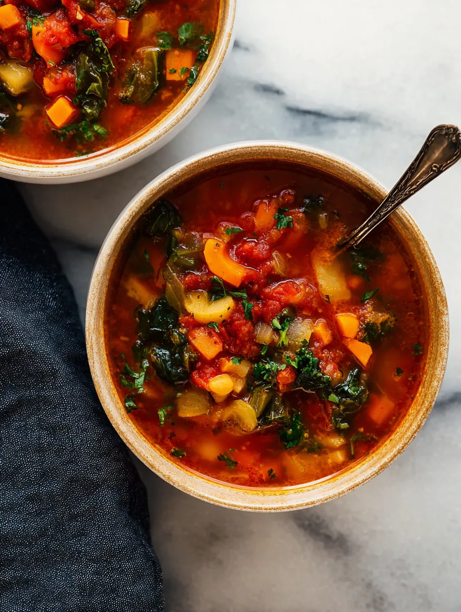 Soupe healthy de légumes maison facile
