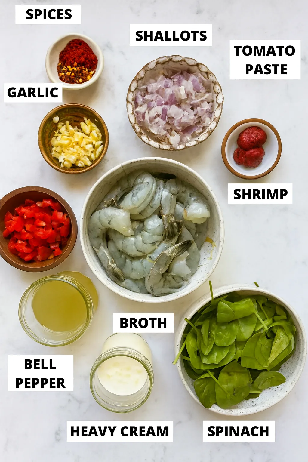 Crevettes crémeuses au paprika – repas léger et savoureux