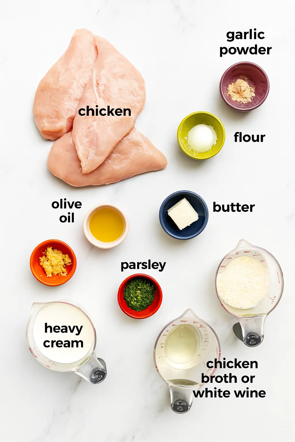 Poulet crémeux ail & parmesan – repas du soir rapide