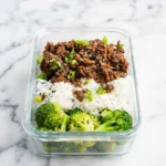 Bol de bœuf haché coréen – Meal prep facile