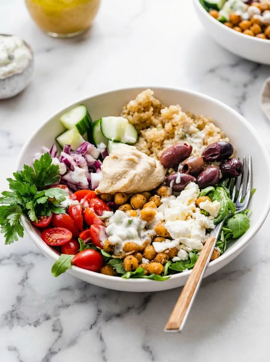 Bol méditerranéen de quinoa