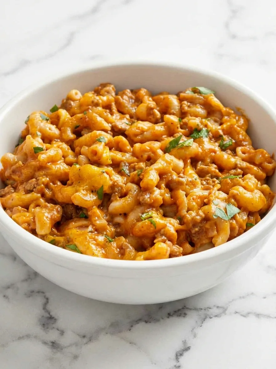 Chili mac en une seule casserole