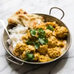 Curry de chou-fleur crémeux au four