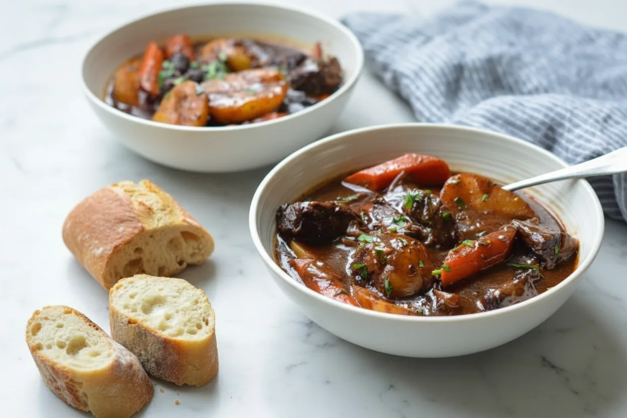 Ragoût de bœuf aux carottes et pommes de terre