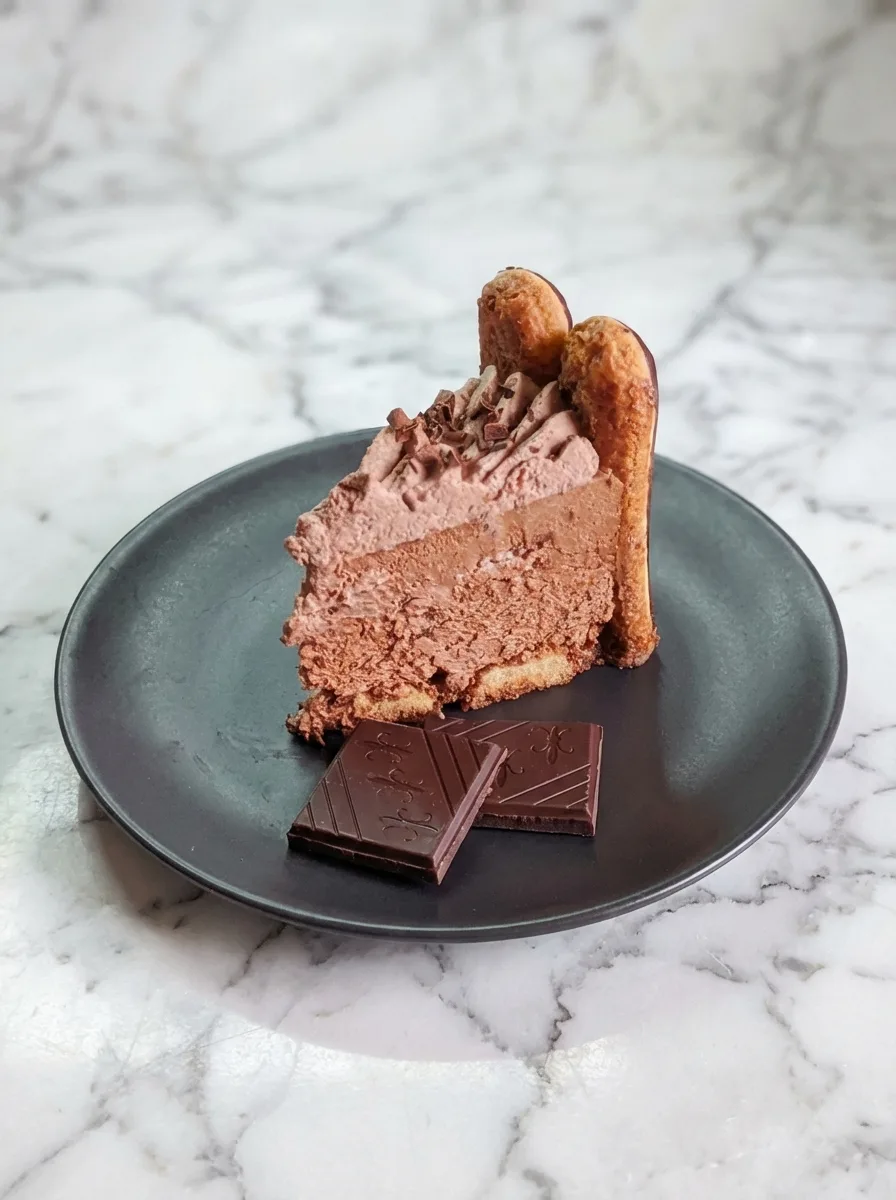 Charlotte chocolat express sans cuisson