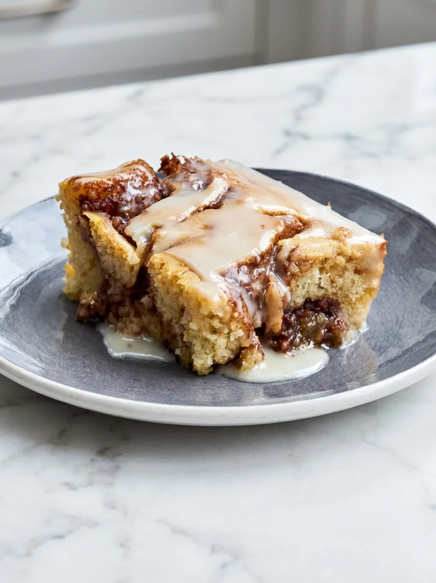 Gâteau façon roulés à la cannelle