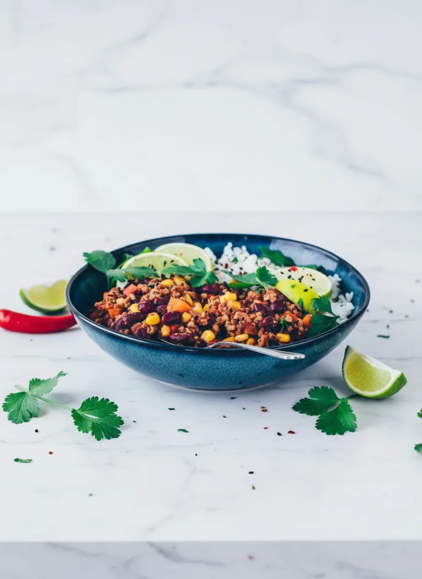 Chili sin carne hivernal