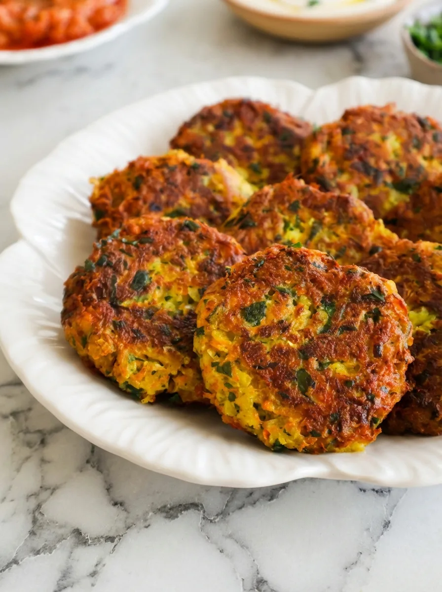 Galettes de légumes – légères et végétariennes