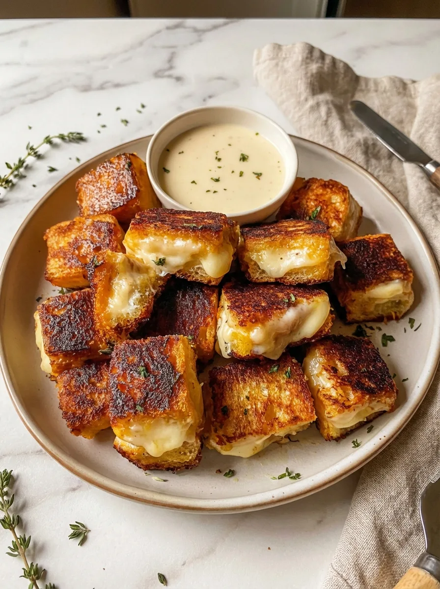 Grilled cheese aux pains hawaïens prêt en 15 minutes