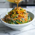 Japchae coréen authentique – Dîner asiatique végétarien