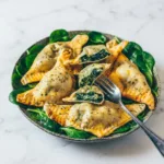 Raviolis végans farcis aux épinards et à la ricotta de cajou