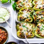 Recette Poivrons farcis végétariens au riz